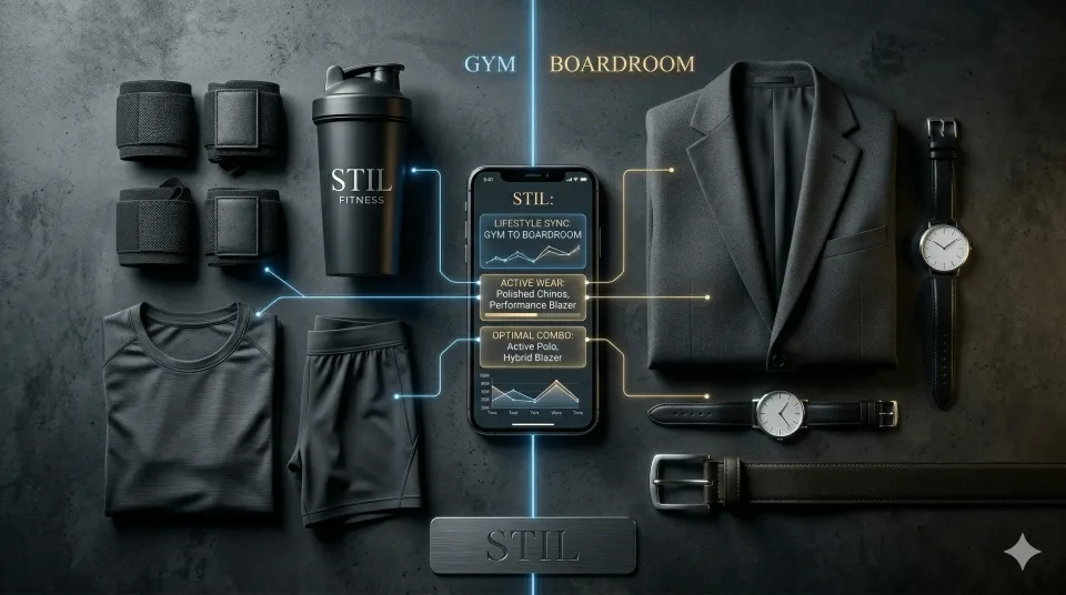 The Active Professional: Mastering the Gym-to-Office Wardrobe with AI